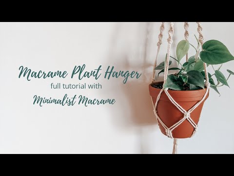 BOHO // DIY Macrame Plant Hanger Kit